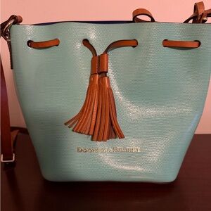 Dooney & Bourke Turquoise Leather Shoulder Bag
